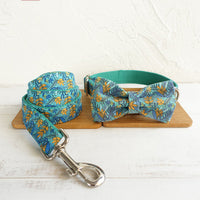 HKM-9232061 MUTTCO Adjustable Dog Collar and Rope Leash Set, Polyester Material, Various Sizes Available