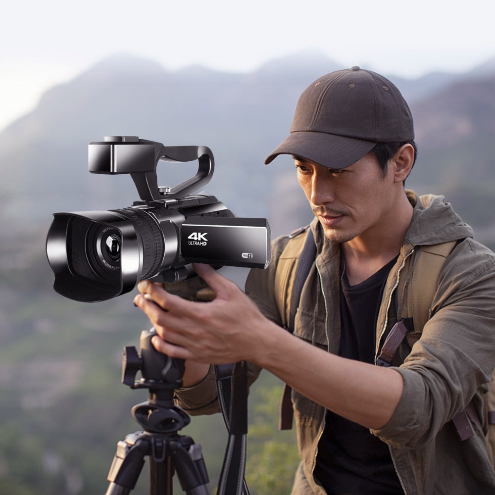 HKM-923219 Handheld 4K Digital Video Camera for Conference Recording and Short Videos