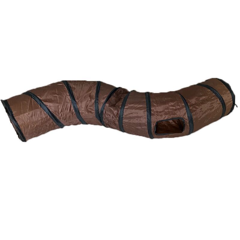 HKM-9235133 Foldable S-Shaped Cat Tunnel in Multi-Colors for Playful Pets
