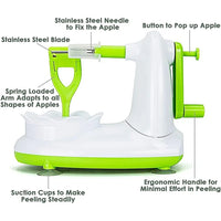 HKM-923795 Manual Hand Crank Fruit and Vegetable Peeler Slicer Kitchen Tool