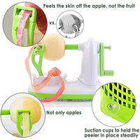 HKM-923795 Manual Hand Crank Fruit and Vegetable Peeler Slicer Kitchen Tool