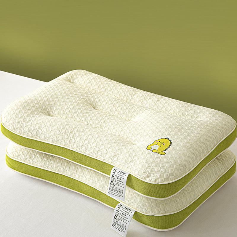 HKM-923859 Cartoon Dinosaur Kids Pillow for Cervical Support and Comfortable Sleep