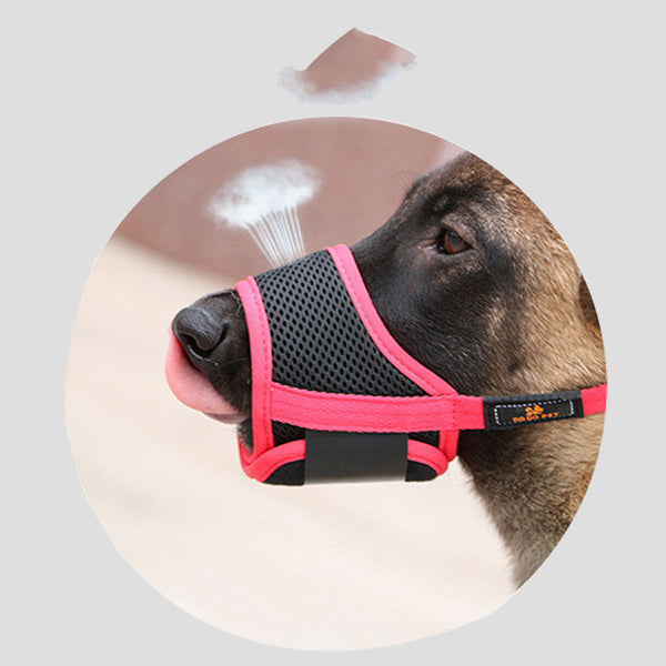 HKM-9239101 Dog Mouth Cover for Small and Large Pets - Anti-Bite, Anti-Bark, Adjustable Cloth Design in Various Colors