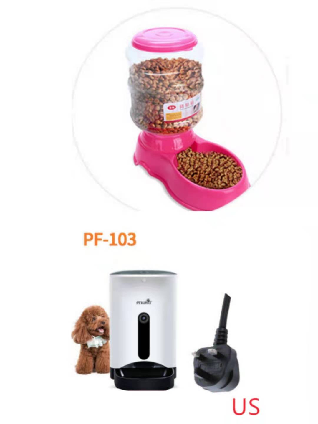 HKM-9239613 Automatic 3.5L Pet Feeding and Drinking Station for Cats and Dogs