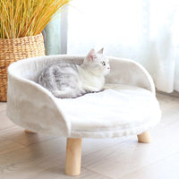 HKM-9239869 Comfortable Wooden Nest Pet Bed for Cats and Kittens - Small & Large Sizes Available