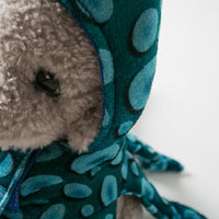 HKM-9239997 Cute Octopus Costume Headwear for Pets - Polyester Material, Casual Style