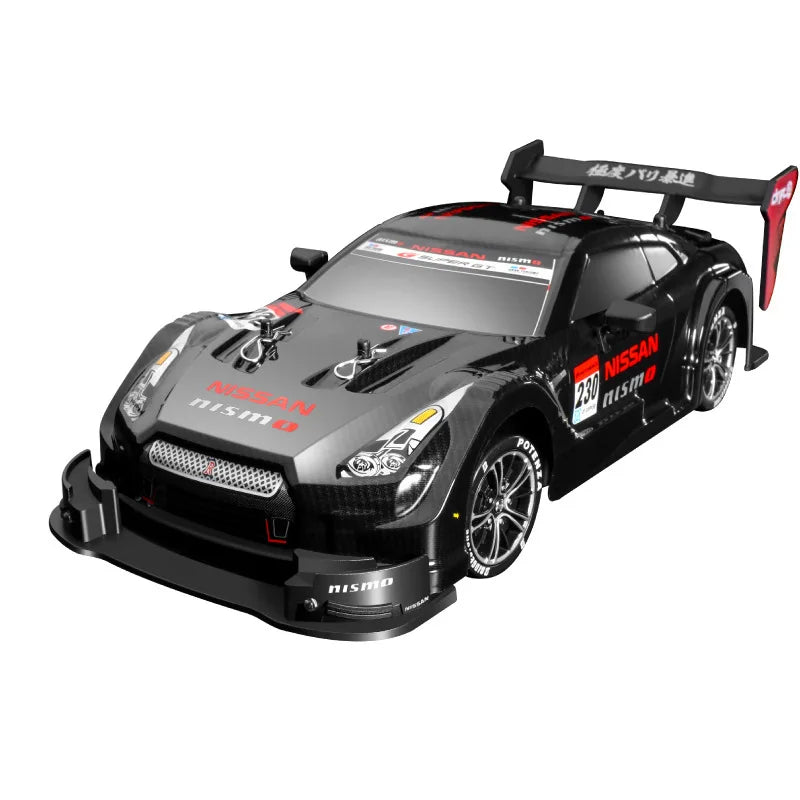 HKM-924051 Remote Control 2.4G 1/16 Scale Drift Car with Replaceable Tires and LED Lights