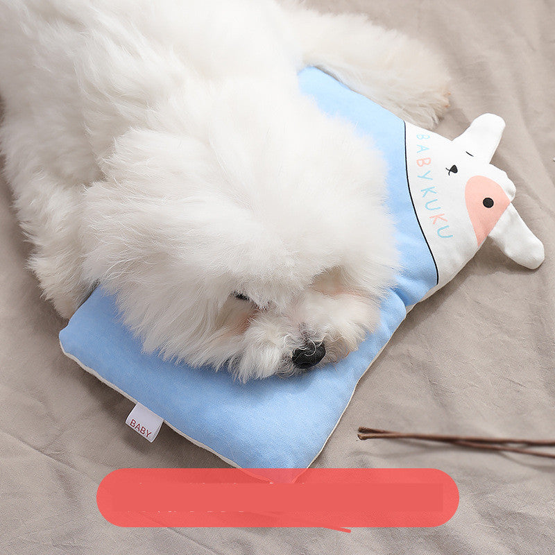 HKM-9242429 Oval and Square Cotton Sleeping Mat for Small to Medium Dogs and Cats in Multiple Colors
