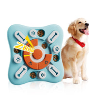 HKM-9243197 Light Blue Educational Pet Toy with Vocalization for Dogs
