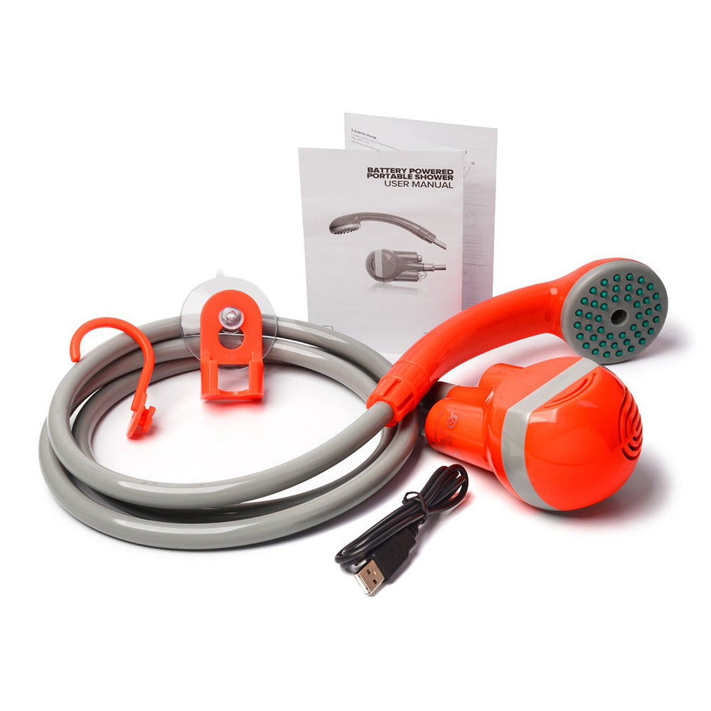 HKM-9243453 Portable Outdoor Electric Shower with Automatic Water Feeding - Compact Design, Lightweight and Easy to Use
