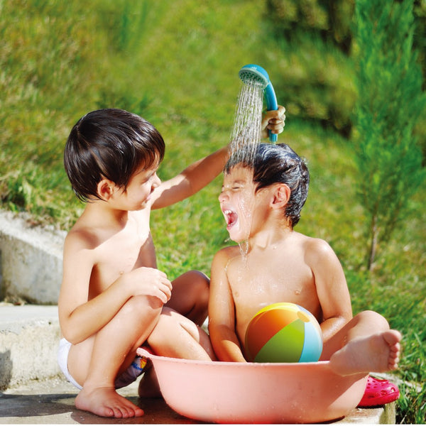 HKM-9243453 Portable Outdoor Electric Shower with Automatic Water Feeding - Compact Design, Lightweight and Easy to Use