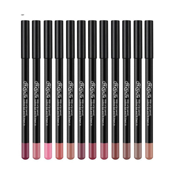 HKM-924435 Matte Lip Liner in 12 Versatile Shades for All Skin Types