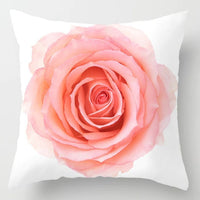 HKM-924499 Linen Floral Cushion Cover for Home Decoration - 45x45cm, No Pillow Included