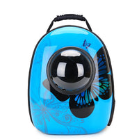 HKM-9245245 Space Capsule Pet Carrier Bag - Durable PC and Oxford Fabric with Ample Room for Comfort