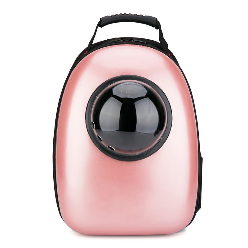 HKM-9245245 Space Capsule Pet Carrier Bag - Durable PC and Oxford Fabric with Ample Room for Comfort