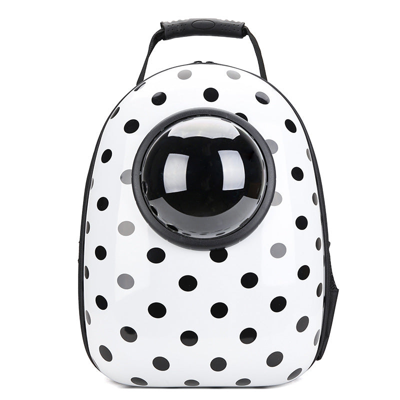 HKM-9245245 Space Capsule Pet Carrier Bag - Durable PC and Oxford Fabric with Ample Room for Comfort