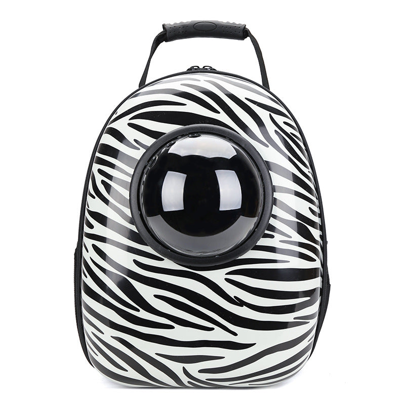 HKM-9245245 Space Capsule Pet Carrier Bag - Durable PC and Oxford Fabric with Ample Room for Comfort