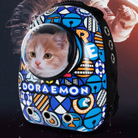 HKM-9245245 Space Capsule Pet Carrier Bag - Durable PC and Oxford Fabric with Ample Room for Comfort
