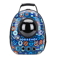 HKM-9245245 Space Capsule Pet Carrier Bag - Durable PC and Oxford Fabric with Ample Room for Comfort