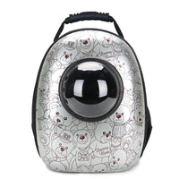 HKM-9245245 Space Capsule Pet Carrier Bag - Durable PC and Oxford Fabric with Ample Room for Comfort