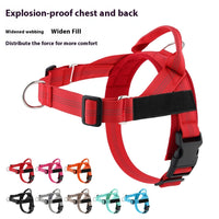 HKM-9245373 Lightweight Dog Breast Strap with Hand-Holding Rope - Multiple Colors Available