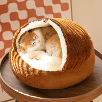 HKM-9245629 All-Season Universal Pet House, Cozy Cat and Dog Bed, Semi-Closed Design for Warmth and Comfort