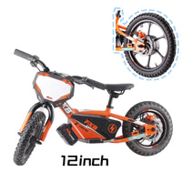 HKM-924627 16-Inch No Pedal Electric Bike for Kids - Lightweight Aluminum Alloy Frame, 250W Motor, Disc Brake System