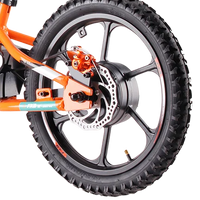 HKM-924627 16-Inch No Pedal Electric Bike for Kids - Lightweight Aluminum Alloy Frame, 250W Motor, Disc Brake System
