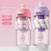 HKM-924627 500ml Glass Cup for Coffee and Boiling Water - Ideal for Students and On-the-Go Use