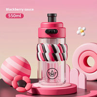HKM-924627 500ml Glass Cup for Coffee and Boiling Water - Ideal for Students and On-the-Go Use