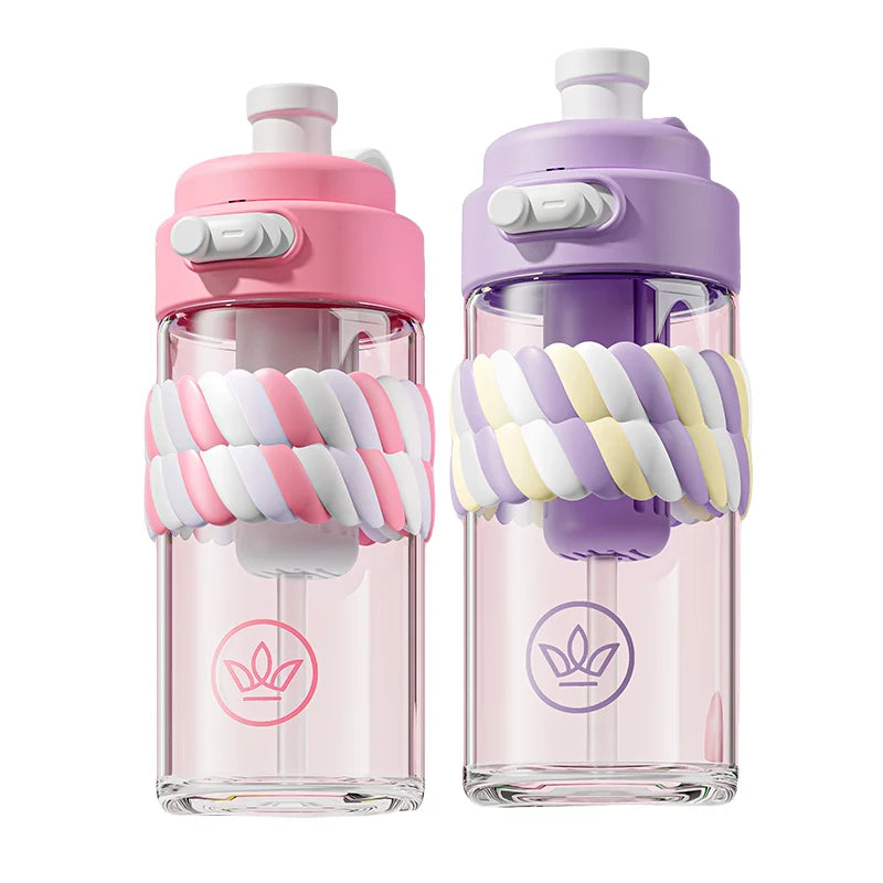 HKM-924627 500ml Glass Cup for Coffee and Boiling Water - Ideal for Students and On-the-Go Use
