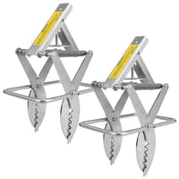 HKM-9247037 Effective 2-Pack Metal Mole Traps with Sensitive Trigger for Safe Garden Protection