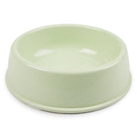 HKM-9247549 Nordic Style Simple Round Plastic Dog Bowl in Pink, Blue, and Green