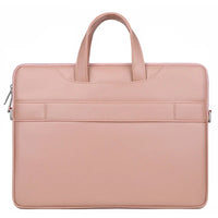 HKM-924755 Custom Logo Leather Laptop Briefcase Bag - Waterproof Organizer for Men and Women