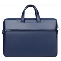 HKM-924755 Custom Logo Leather Laptop Briefcase Bag - Waterproof Organizer for Men and Women