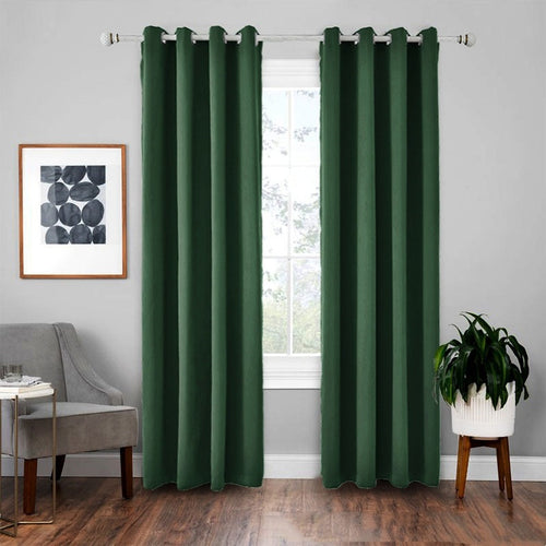 HKM-924755 Modern Glow-in-the-Dark High Precision Shading Curtain - 71%-90% Sunshade, Stone Finished Fabric