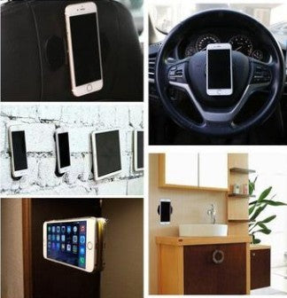 HKM-924755 Multifunctional Gel Pads for Phone and Tablet - 2 Pack, Non-Trademarked Nano Stickers for Walls and Cars