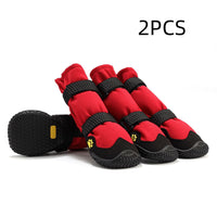 HKM-9248189 Soft-Soled Waterproof Non-Slip Dog Shoes for Medium to Large Breeds
