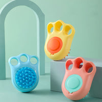 HKM-9248829 Pet Massage Comb and Bath Brush for Dogs and Cats - Gentle Cleaning Tool for a Refreshing Grooming Experience