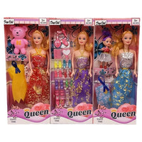 HKM-924883 Charming Soft Toy Princess Doll in Gift Box – Ideal Dress-Up Accessory for Kids