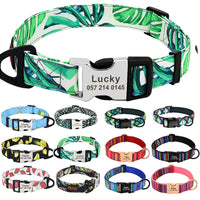 HKM-9249341 Personalized Nylon Pet Collar in Various Colors and Sizes S, M, L
