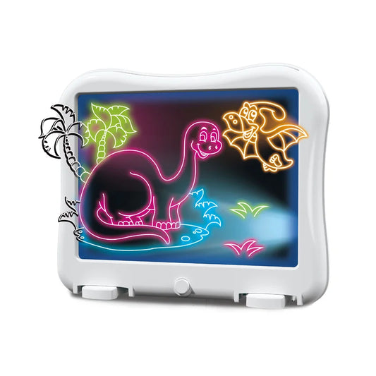 HKM-925011 Luminous Educational Drawing Board for Kids - Reusable Magic Color Art Toy, Ages 5-7