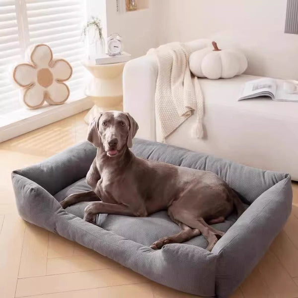 HKM-9251389 Universal Winter Warm Pet Bed - Scratch and Bite Resistant, Removable & Washable, Available in Multiple Sizes and Colors