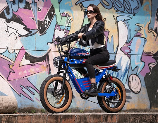 HKM-925139 HappyRun G100 Electric Motorcycle 2000W Dual Battery Long Range 48V 38Ah Streetbike