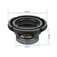 HKM-925203 6.5 Inch 40W 4 Ohm Subwoofer Speaker for Home Audio and Theatre Systems