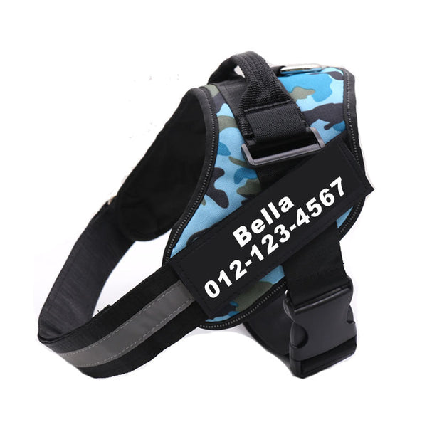 HKM-9253181 Adjustable Nylon Dog Harness with Reflective Design, Multiple Sizes & Colors Available