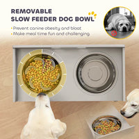 HKM-9253309 Elevated Dog Feeding Bowls for Comfortable Dining and Improved Posture