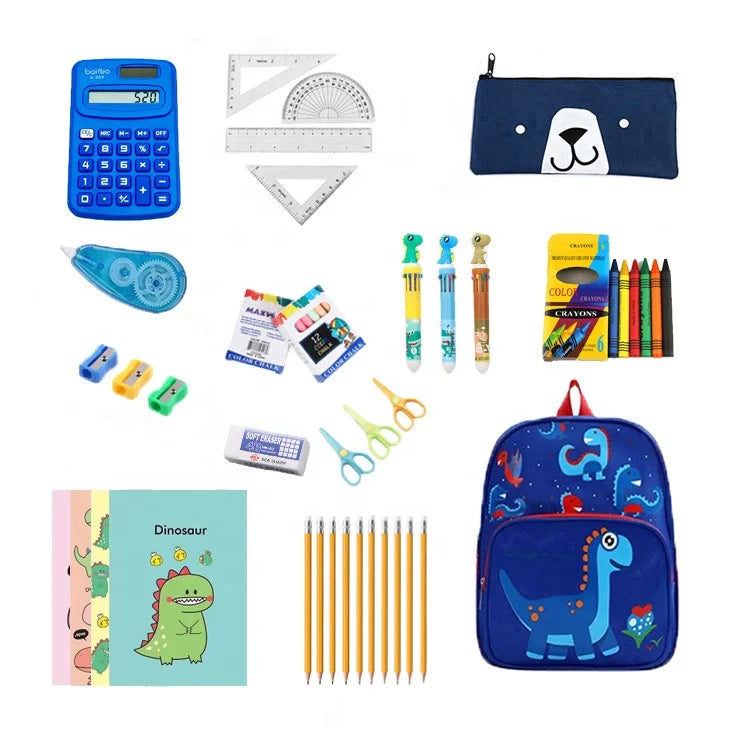 HKM-925331 Essential Back to School Supplies Set with High-Quality Stationery Items