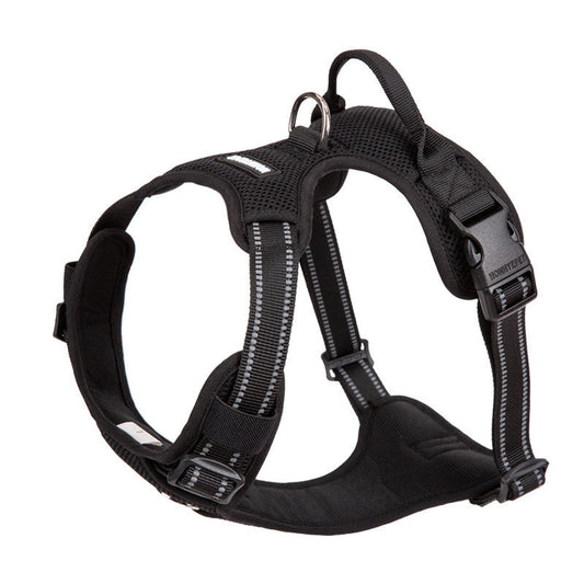 HKM-925395 Adjustable Wool Vest with Chest Strap for Dogs - Available in Orange, Red, Black, Sizes XS to XL