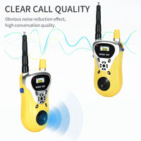 HKM-925459 Portable Handheld Walkie Talkie Set for Kids - 80m Remote Communication, Intercom Interphone Toys